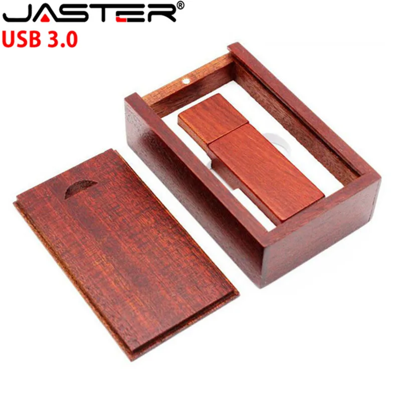 JASTER USB 3 0 5 шт. бесплатный логотип на заказ Деревянный usb + коробка флеш накопитель