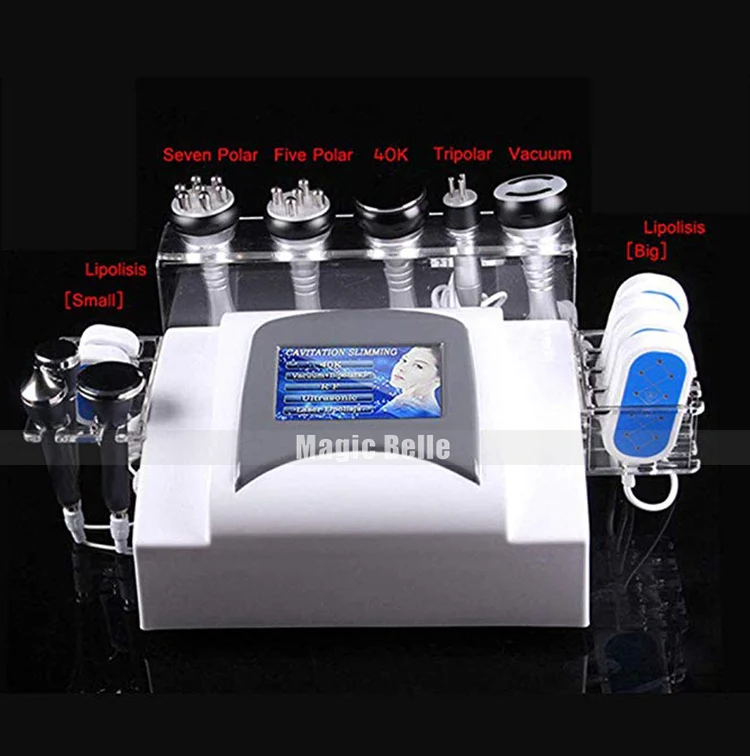 Ультразвуковая кавитационная радиочастотная машина для похудения 9 в 1 домашнего