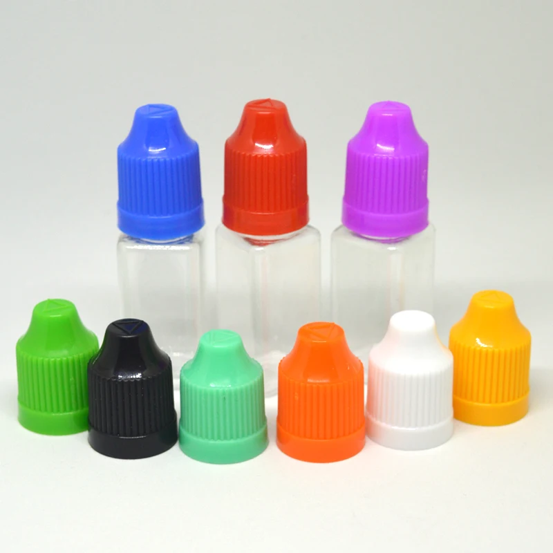 2 шт прозрачная квадратная пустая ПЭТ Бутылка Жесткая 10 мл пластиковая