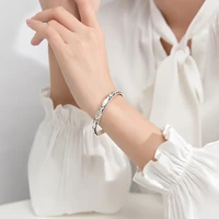 fmily vintage 925 sterling silver cute fish bracelet fashion personality hip hop jump di jewelry for girlfriend gifts