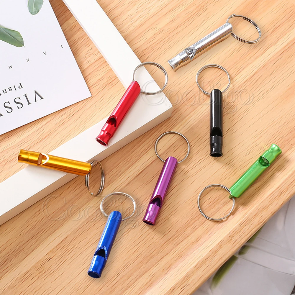 Детский спортивный брелок со звуковым свистком для ключей рюкзака аксессуары 10