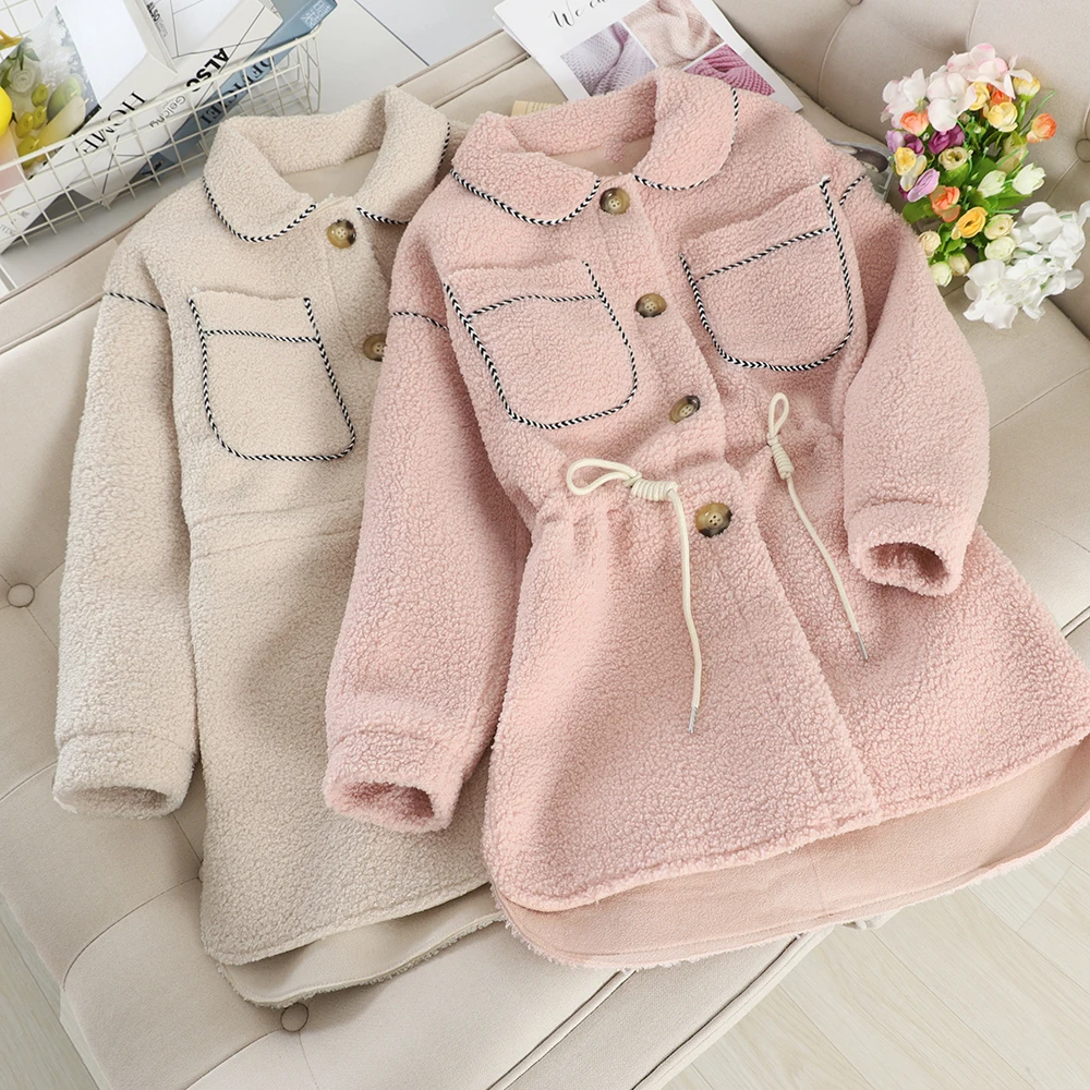 Зимнее женское высококачественное меховое пальто из искусственной Овчины