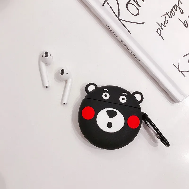 903022 Q UNCLE картонная коробка для Apple Airpods силиконовая портативная ударостойкая гарнитура сумки красивый 3D узор чехол для наушников Airpod2 - Цвет: 903022