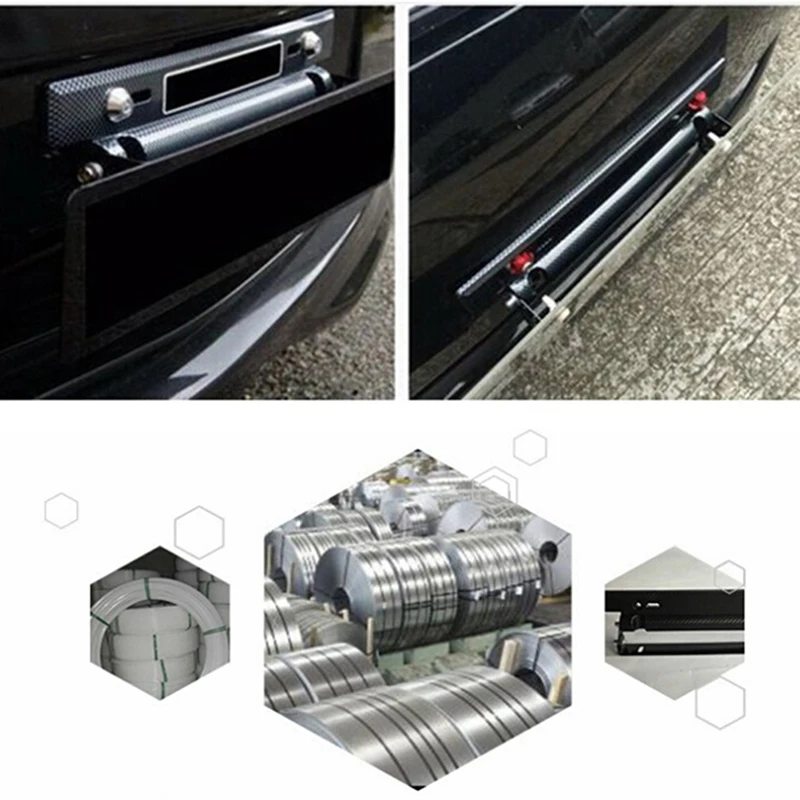 

Adjustable Carbon Fiber Racing Number Plate Auto Mount Bracket Car-styling Car License Plate Frame Holder 30CM*3.2CM