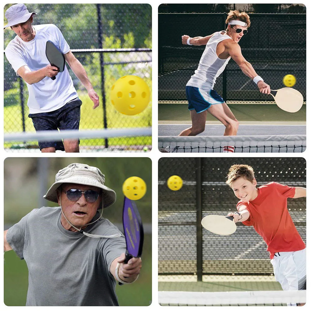 Уличный и спортивный мяч с отверстиями 45 мм Пластиковый Бейсбол тренировочный