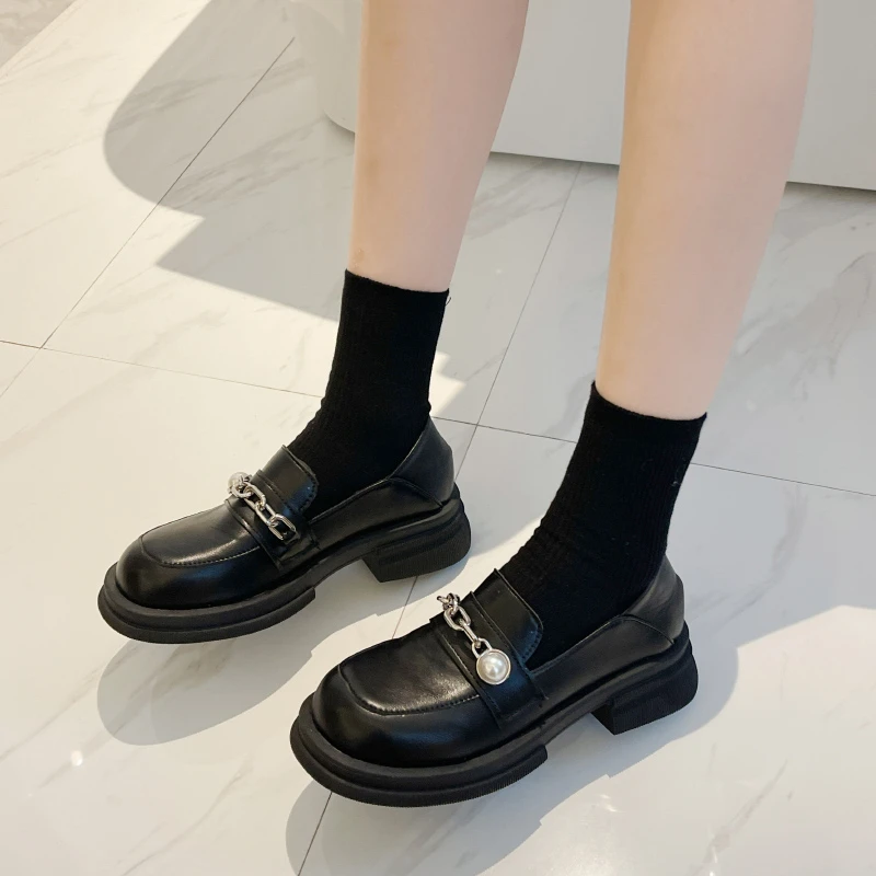 

Туфли Мэри Джейн японская школьная форма Jk Аксессуары Лолита обувь для колледжа готическая обувь из искусственной кожи на платформе высоко...