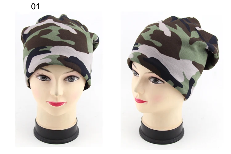 BFDADI Новая мода Камуфляж Унисекс Skullies зимние шапки для женщин осенняя камуфляжная шапка для мужчин бини вязаная шапка
