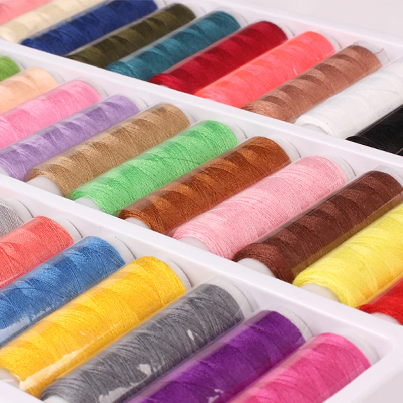 

39 colors/Set 402 Fine Sewing Thread for Hand Sewing Industrial Machine Tools LBShipping