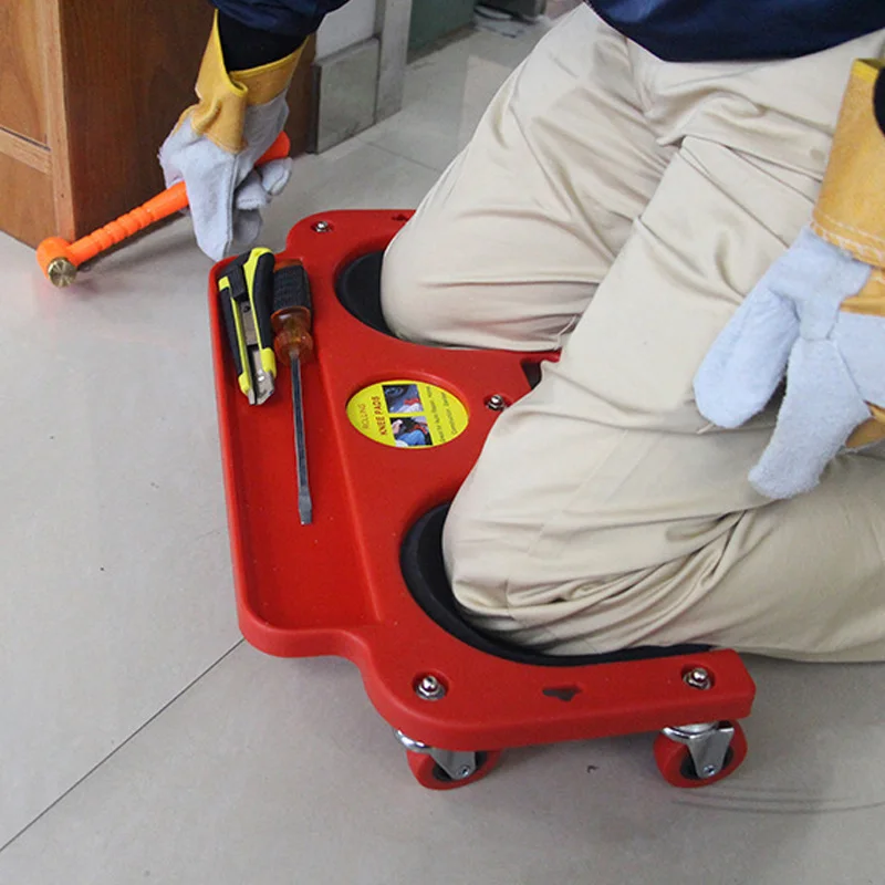 Роликовые наколенники с амортизацией 350 фунтов Емкость 5 поворотных роликов