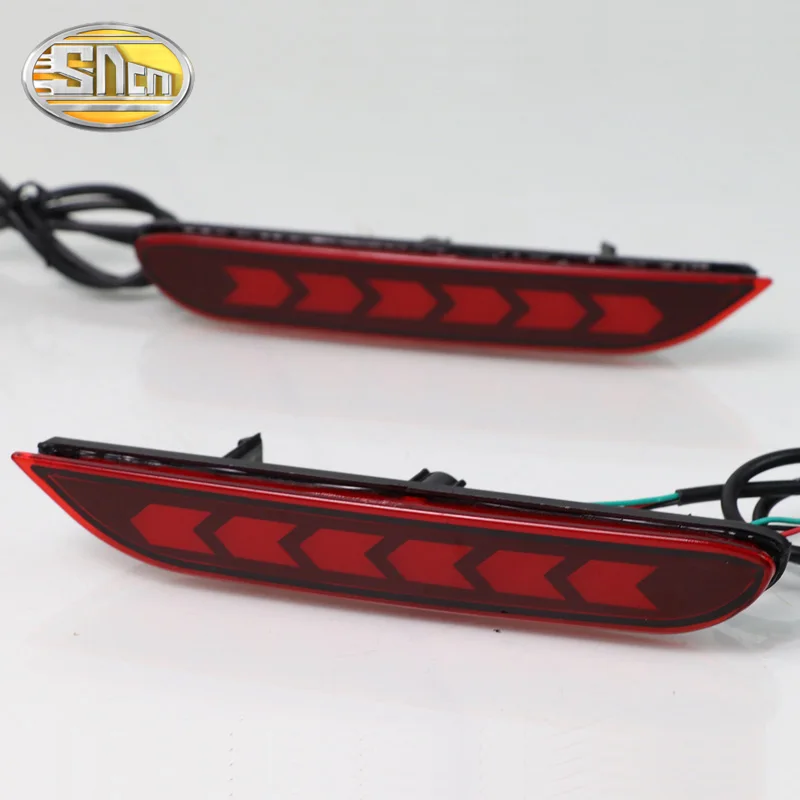 SNCN 2PCS Multi-function LED Reflector Lamp Rear Fog Bumper Light Brake For Infiniti Q30 Q60 QX30 QX80 JX QX | Автомобили и