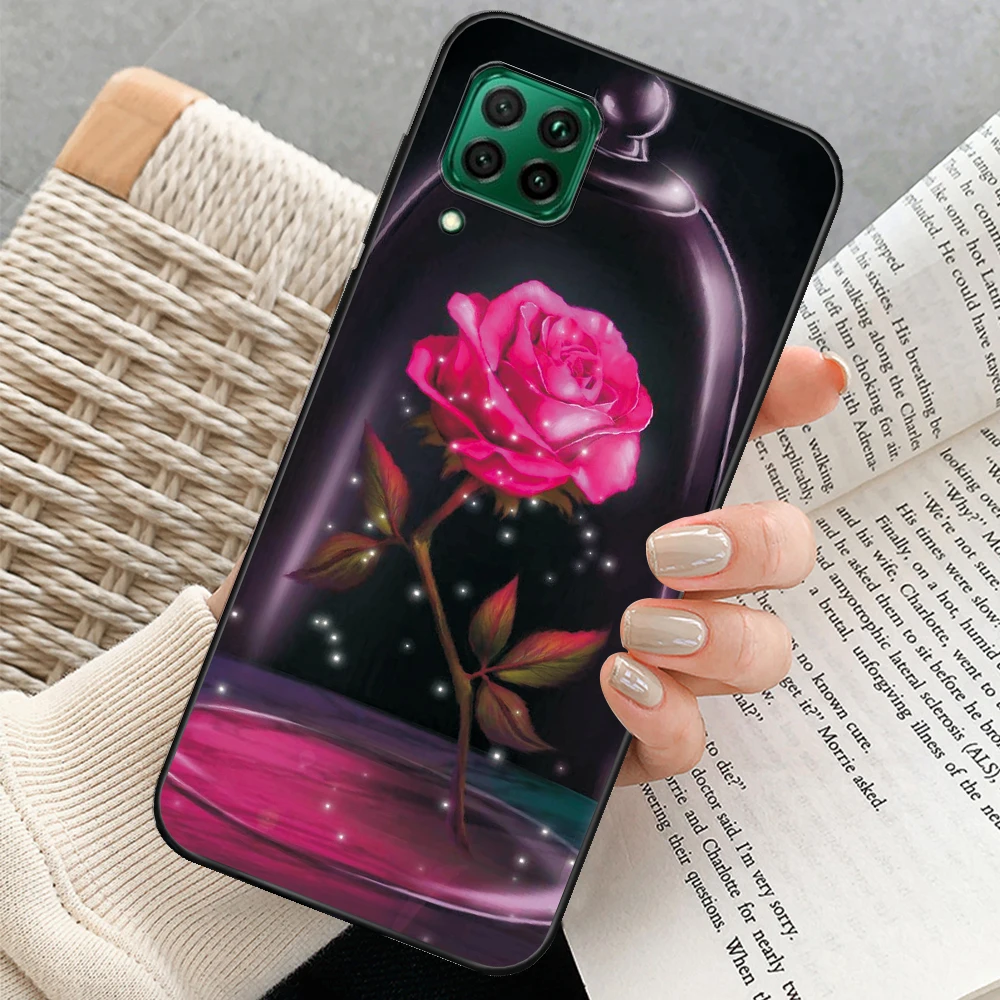 

Case For Huawei P40 Lite 6.4" Cover on Huawei Nova 6 se Protective Phone Case For Huawei Nova 7i Soft TPU Silicone Shell Bumper