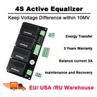 Эквалайзер активного аккумулятора QNBBM 4S 12 В, балансир BMS для LiFePO4,LiPO,LTO,NCM,LiMN 18650, устройство для самостоятельной сборки аккумуляторных батарей