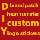 Термоклейкие нашивки для одежды с логотипом под заказ, термоклейкие нашивки для одежды, ПВХ нашивка, плавкие полосы с аппликацией