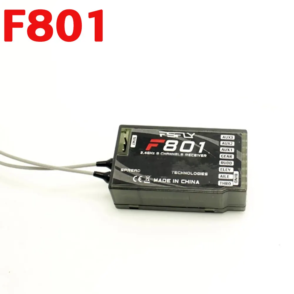 F801 2 4G 8Ch RC приемник Поддержка DX6I DX7 DX9 Квадрокоптер вертолет самолет для DSMX DSM2