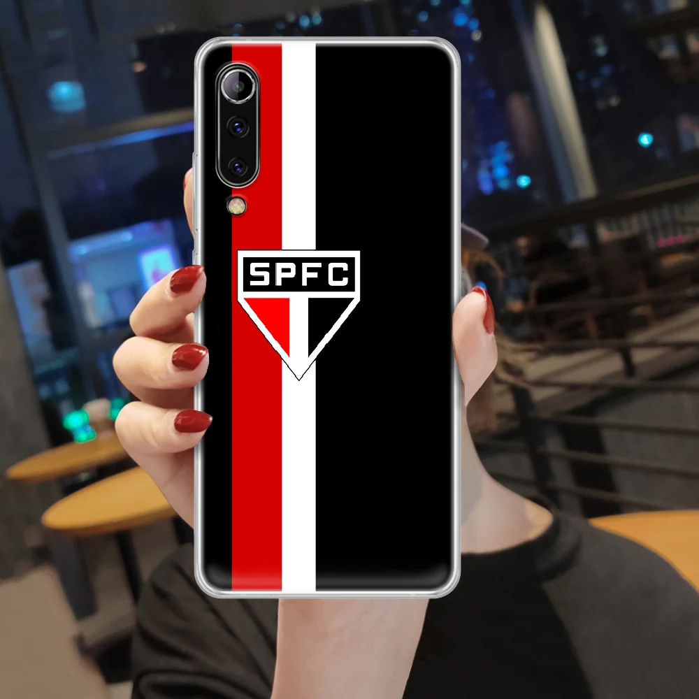 

Sao Paulo Futebol Clube Phone Case cover For XIAOMI redmi note K 4 5 6 7 8 9 10 20 30 3 A X Pro ultra transparent waterproof