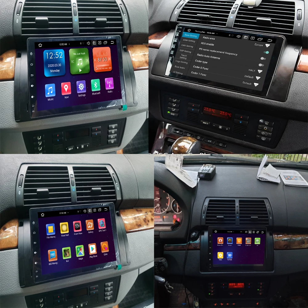 Автомобильный мультимедийный плеер стерео GPS DVD радио навигация Android экран для BMW