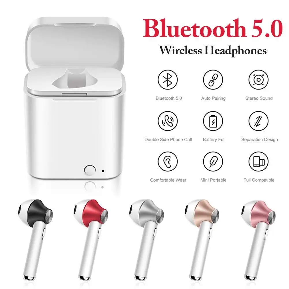 Новейшие Bluetooth 5 0 наушники стерео беспроводные для бега спорт бас гарнитура с