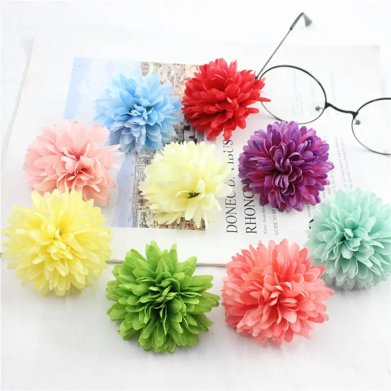 2 единицы/много модных искусственных шелковых цветов для короны банкета в