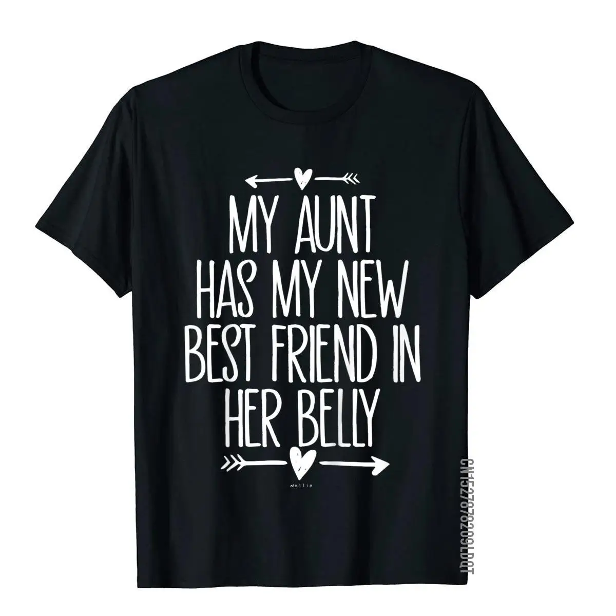 Kids My Aunt Has My New Best Friend In Her Belly Funny Cousin T-Shirt T Shirt Prevalent Cotton Men Tops Shirt Comics