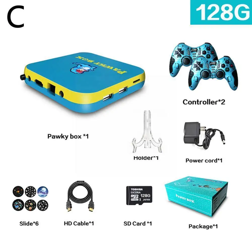 

Для консоли Pawky Box, игровая ТВ-приставка, ретро видео игры и консоль HD, просто 4K, супер выход, Wi-Fi, игровая консоль Plug O2T8