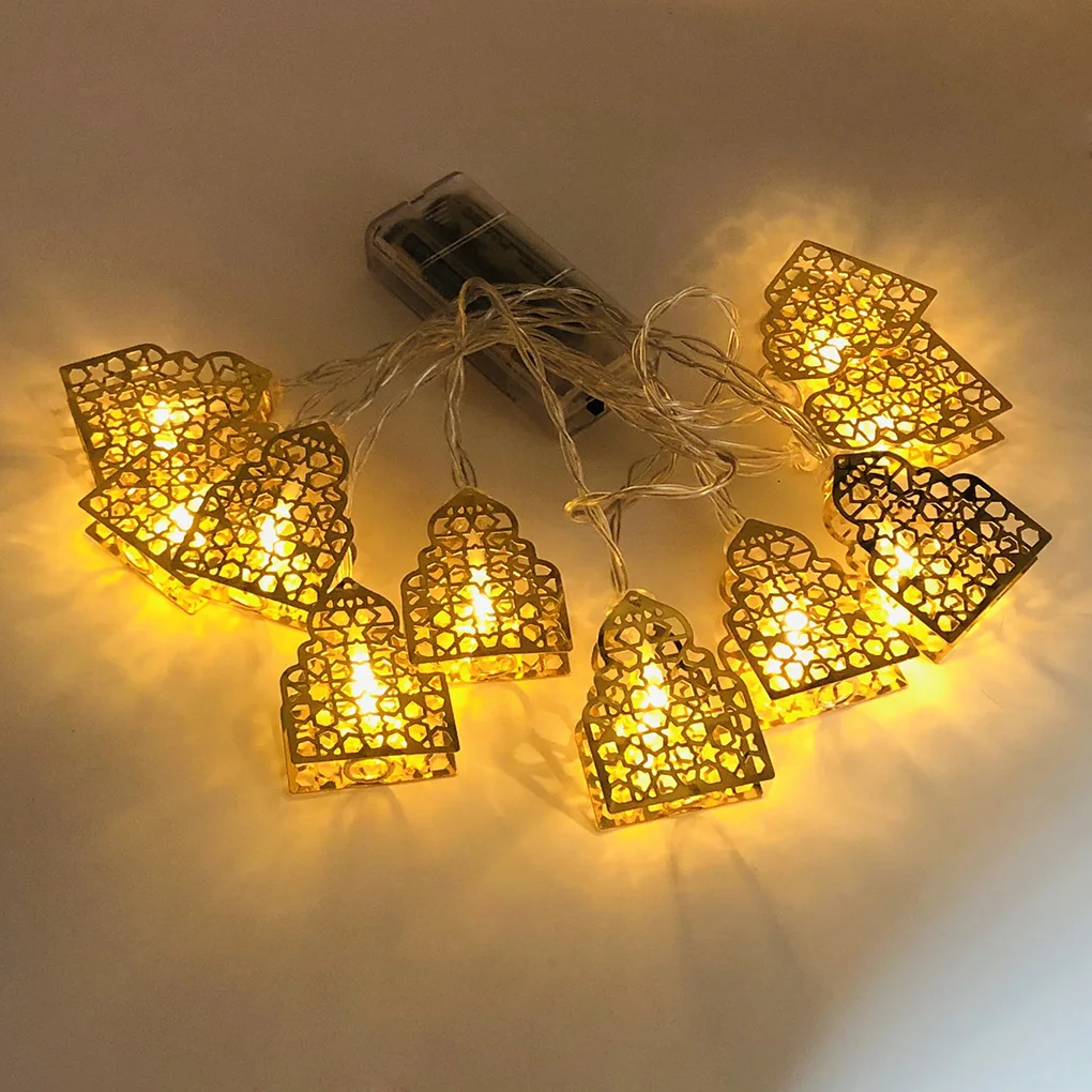 

1.65/3m Stereo palace lamp LED Eid Mubarak Decorative String Lights Ramadan Kareem Decoration Accessories Muslim Islam