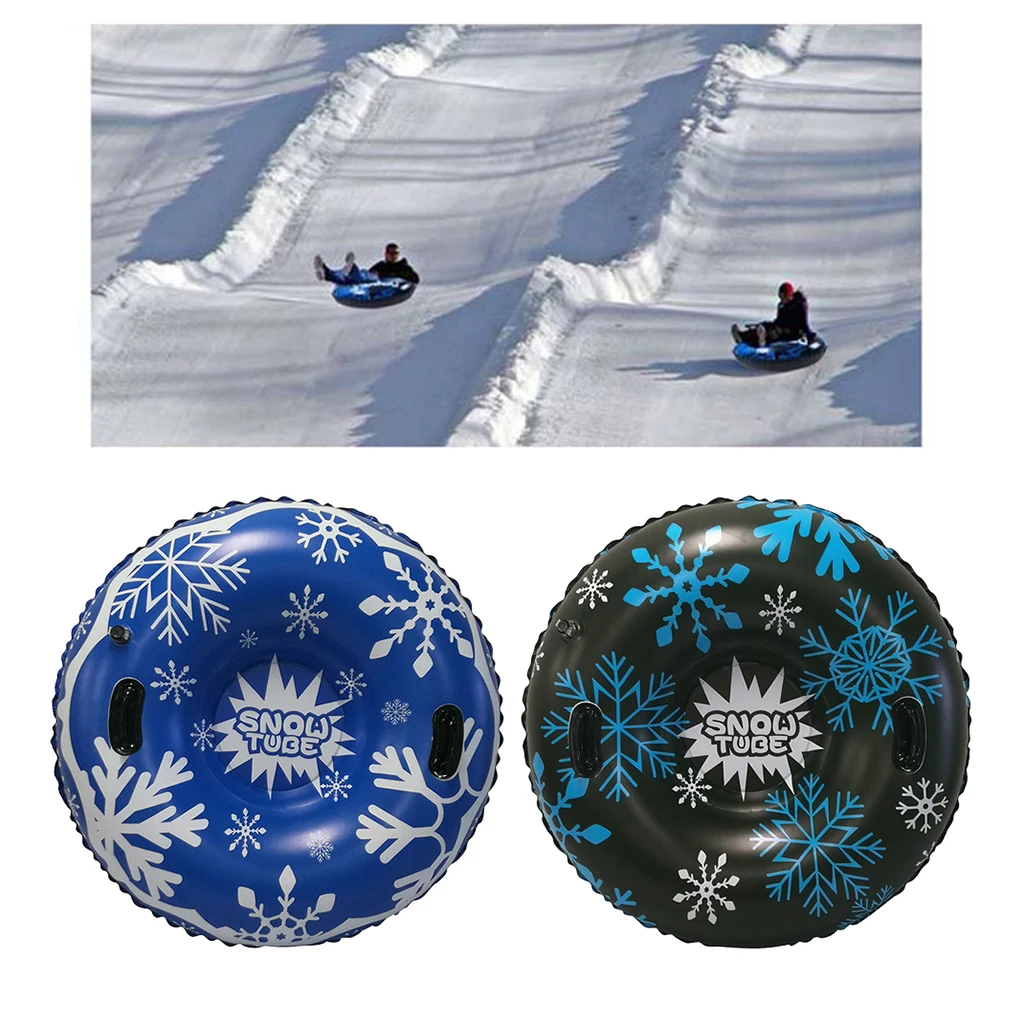 

Premium Inflatable Snow Tube with Bottom and Handles 120cm/47inch River Raft