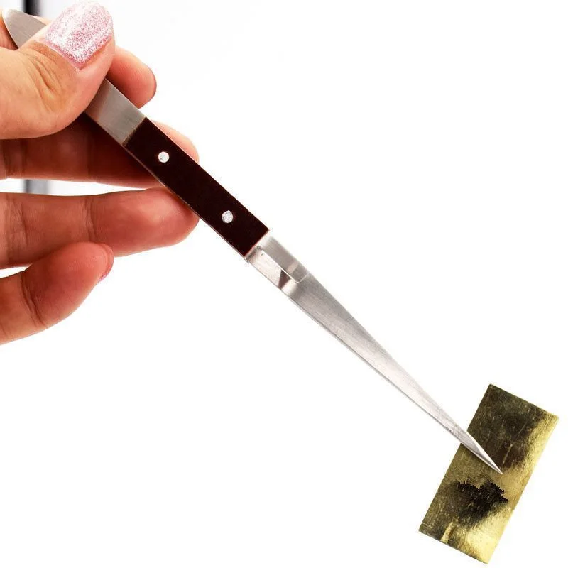 Пинцет с самозакрывающимся замком нержавеющая сталь ручной инструмент для