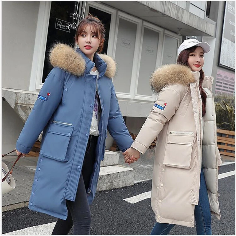 Куртка женская с меховым воротником зеленая на осень/зиму капюшоном Z71 | Женская