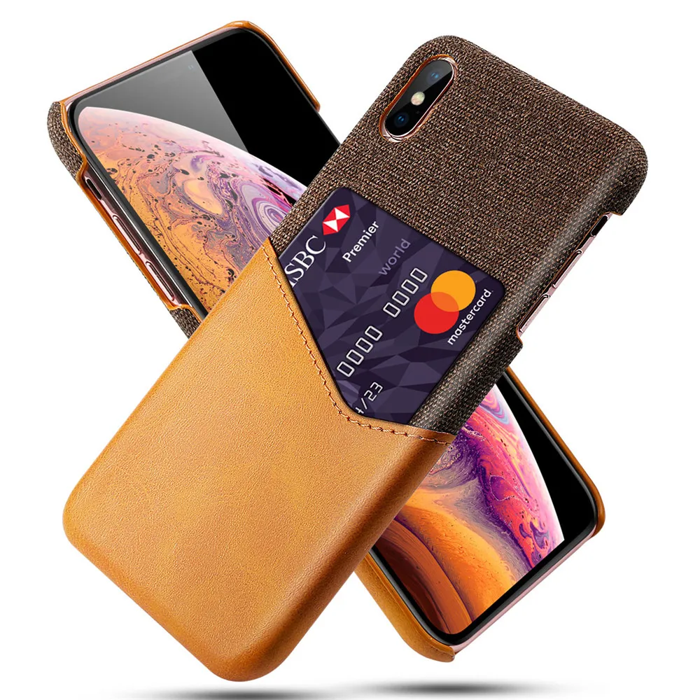 Чехол для iPhone XS Max XR X 7 8 Plus SE 2 чехол из искусственной кожи с отделениями карт