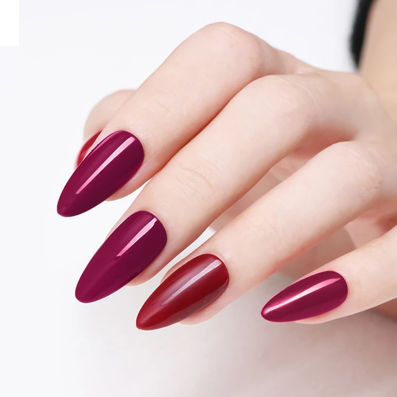 BORN PRETTY Plum Цветной Гель-лак для ногтей 6 мл замачиваемый Гель-лак для Ногтей Стойкий УФ-гель матовый эффект нужно матовое верхнее покрытие