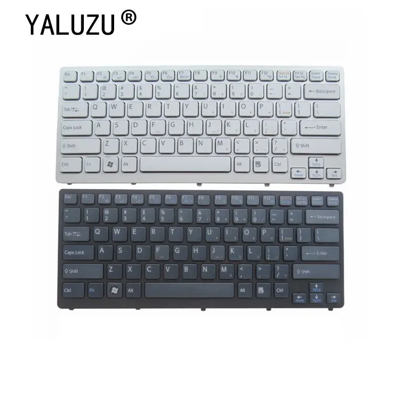 Новая клавиатура YALUZU для ноутбука Sony Vaio VPC-CW VPC CW VPCCW CW16EC CW18FC CW26EC CW28EC CW2S3C CW2S6C, рамка для ноутбука, английская