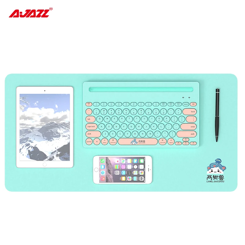 

AJAZZ 320i Wireless Bluetooth 3.0/5.0 Thin Office Keyboard with Mouse Pad for iPad Android IOS Mac