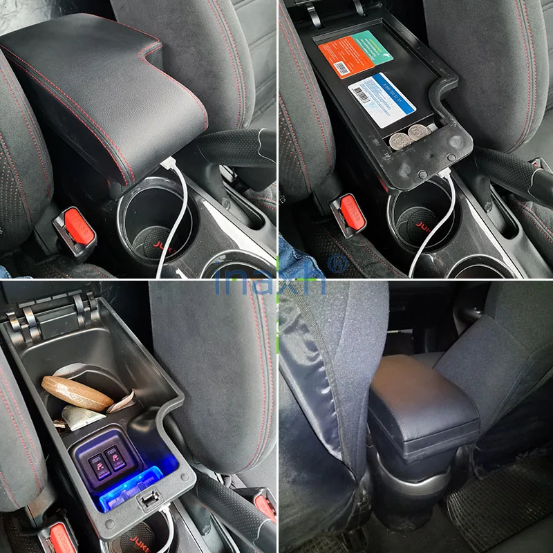 Подлокотник для NISSAN juke Infiniti ESQ автомобильный подлокотник 2010-2019 аксессуары
