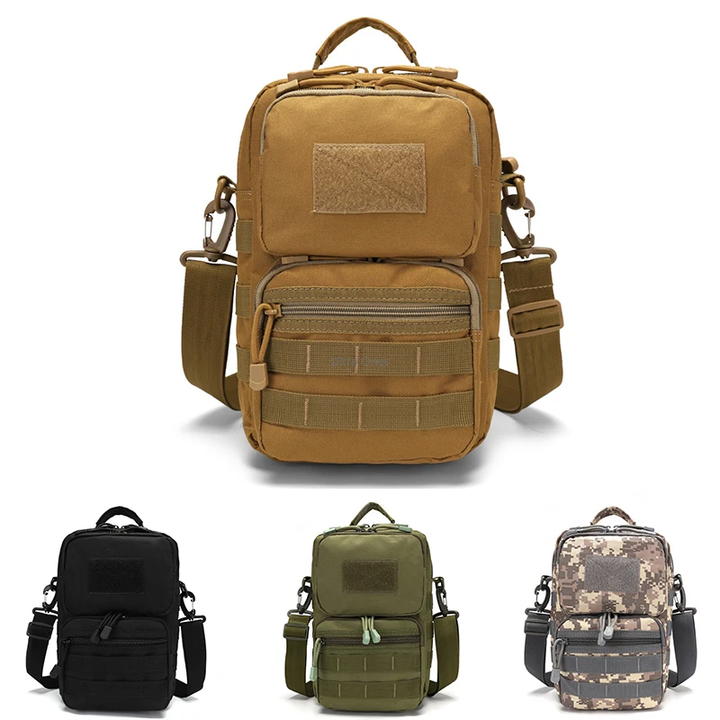 

Многофункциональная Военная Тактическая Сумка MOLLE, армейская сумка на плечо для кемпинга, пешего туризма, охоты, сумки для альпинизма, рыбал...
