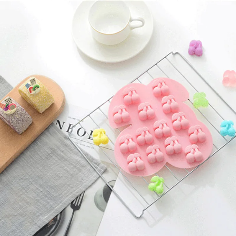 Силиконовая форма для шоколада вишни фруктов|Формы тортов| |