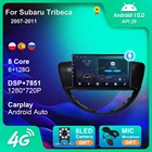 Автомагнитола для Subaru Tribeca 2007-2011, Android 10, 4G, Wi-Fi, радио, навигация, GPS, мультимедийный DVD-плеер, радио, 2 Din, Carplay, Android, авто