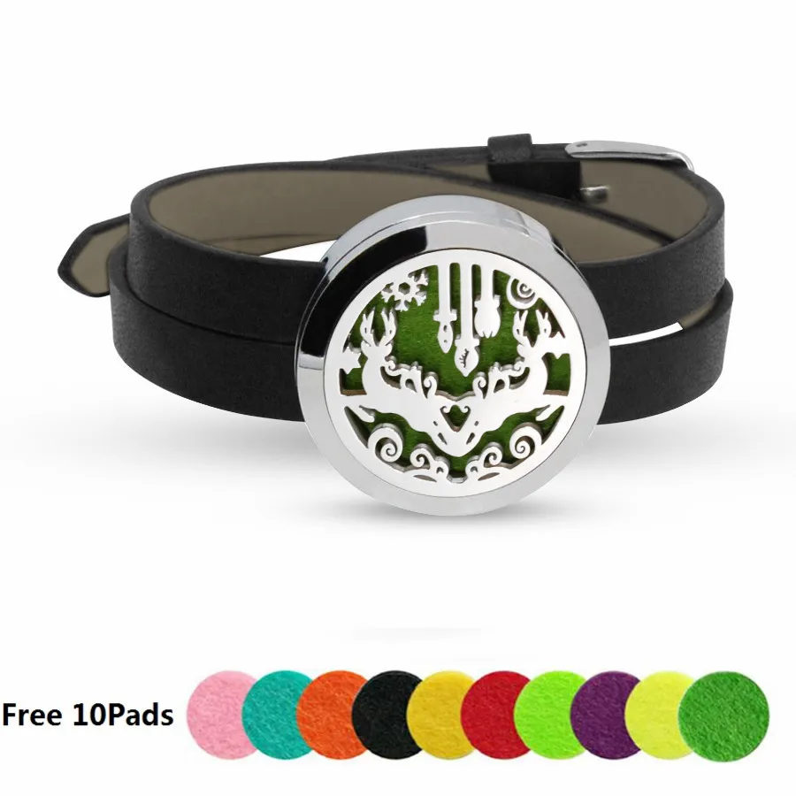 Браслет из нержавеющей стали 316L с ароматическими эфирными маслами 6 цветов |