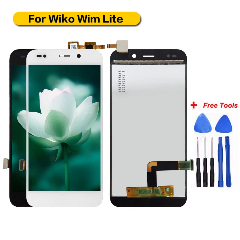 5 45 ''для wiko View Lite ЖК-дисплей с сенсорным экраном дигитайзер сборка Мобильный