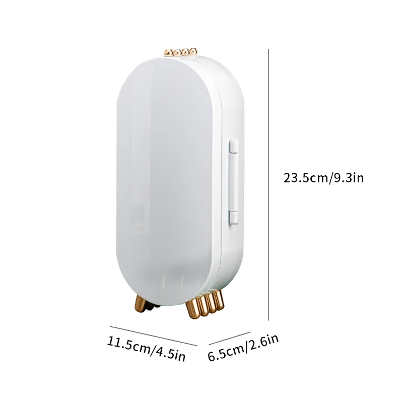 

Jewelry Organizer Box Collapsible Dust-Proof Storage Of jewelry Necklace Earrings Bracelet Pendant Organizer For Jewelry