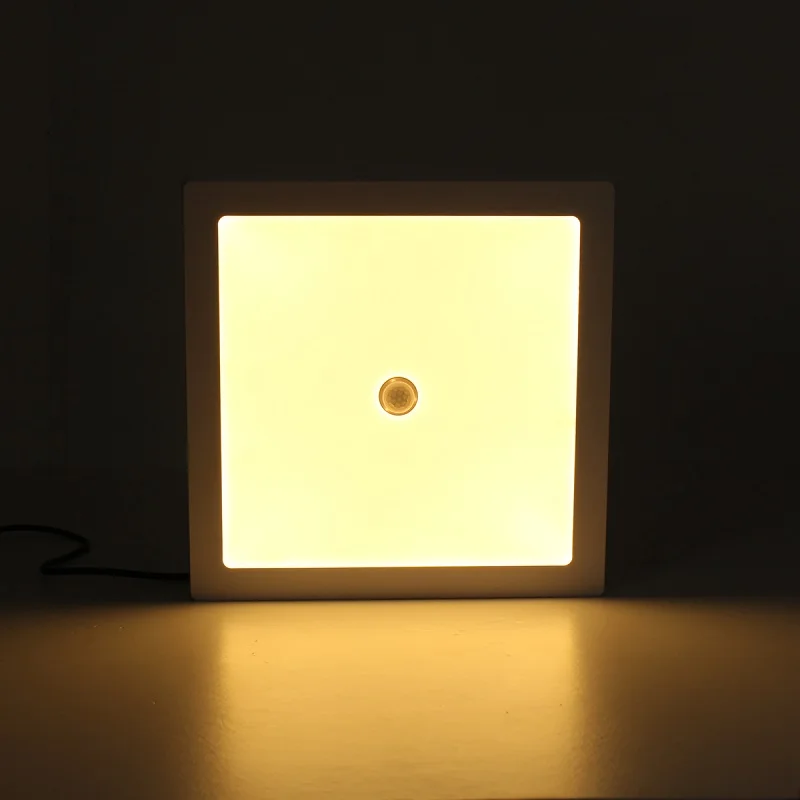 

24W 120LED Ceiling Light Light Control + Human Body Induction LED Panel Lights Ceiling Recessed Indoor Lights 2835smd AC85-265V