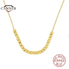 CANNER925 стерлингового серебра Мода в европейском и американском стиле маленький шарик ожерелье для женщин колье, хорошее ювелирное изделие, ожерелье