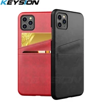 keysion leather wallet case for iphone 11 pro 11 pro max with card pocket phone back cover for iphone se 2020 xs xr 6s 7 8 plus
