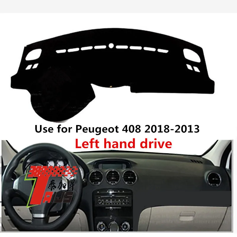

TAIJS Factory 3 цвета крышка приборной панели автомобиля избегающий светильник коврик подходит для Peugeot 408 2008 2009 2010 2011 2012 2013 левый руль