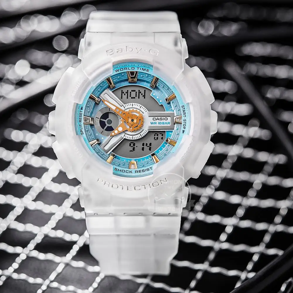 Casio watch Baby g women watches top brand luxury set Waterproof LED digital Transparent jelly translucent women watch reloj rel enlarge