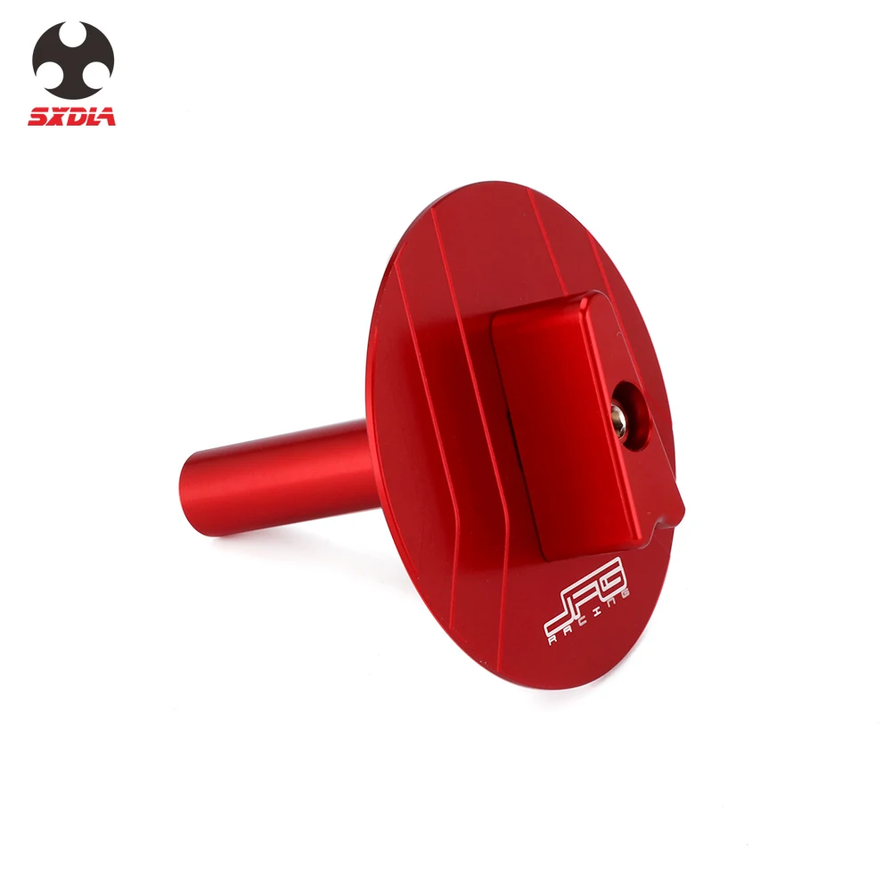 CNC Красный Топливный Petcock поворотная ручка винт для Recon Rincon Rubicon Rancher 250 350 400 TRX250