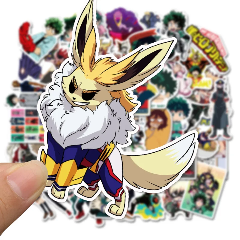 50 шт. мой герой чемодан наклейки скейтборд ноутбук Izuku Midoriya все возможно Boku без