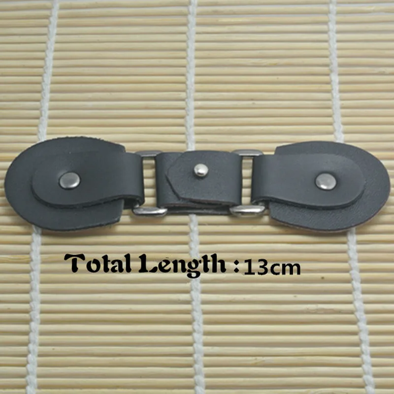 2 пары рычажных кнопок из ПУ кожи для пальто куртки аксессуары одежды пряжки