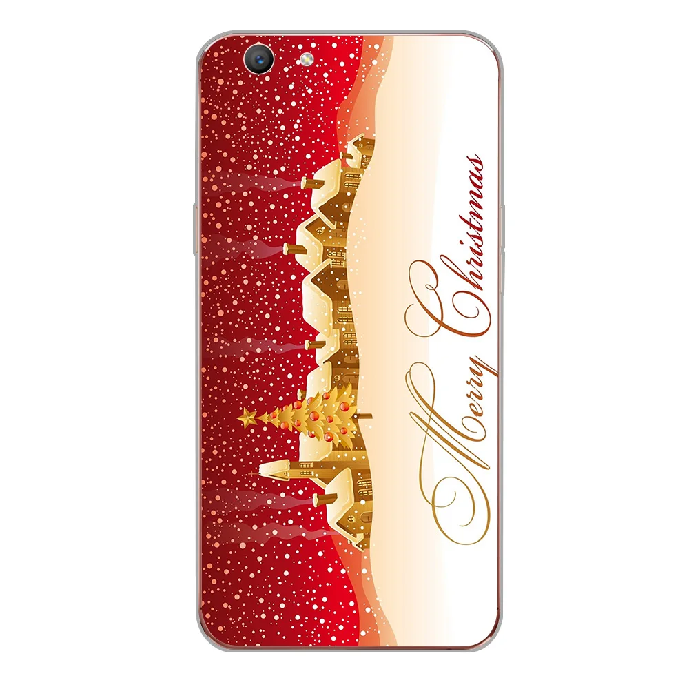 Ciciber чехол для телефона чехол для OPPO A83 A59 A57 A39 A37 A5 A7 AX7 A3S F1S F11 F5 Молодежный мягкий силиконовый рождественская ёлка