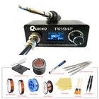 QUICKO T12-942 паяльная станция электронная сварка железа ЖК-дисплей цифровой Дисплей паяльник для подключения к быстрого нагрева BGA паяльная станция