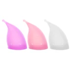 Гигиенические менструальные чаши для женщин, многоразовые менструальные чаши для женской гигиены из медицинского силикона